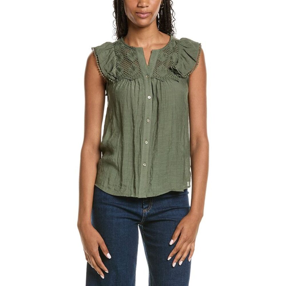 Nanette Nanette Lepore Womens  Sleeveless Top, Green